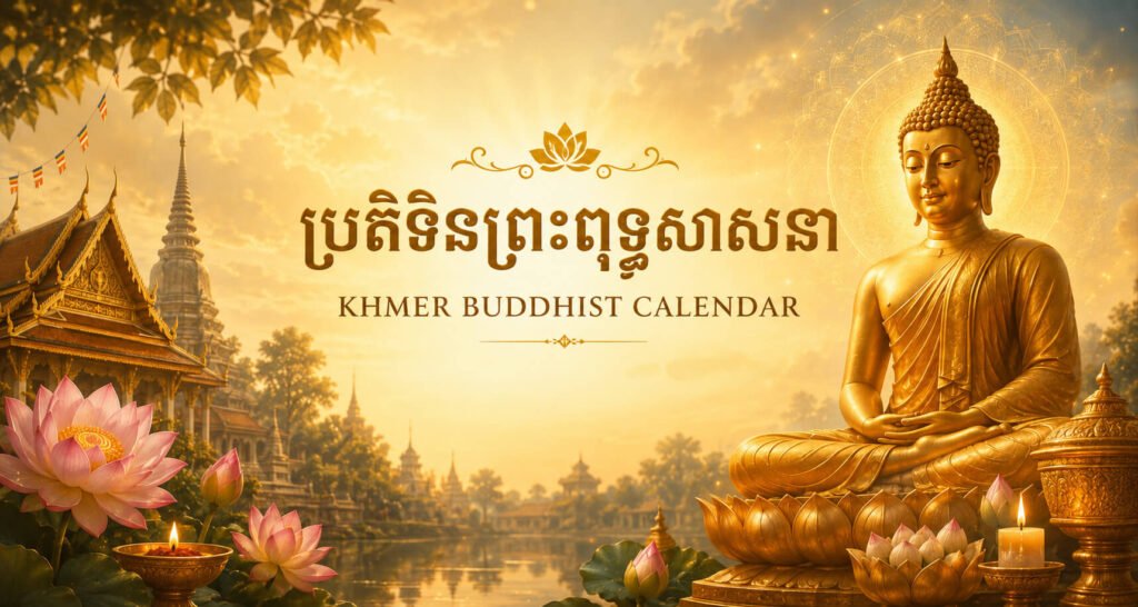 Khmer Buddhist Calendar at Wat Buddharangsi Melbourne