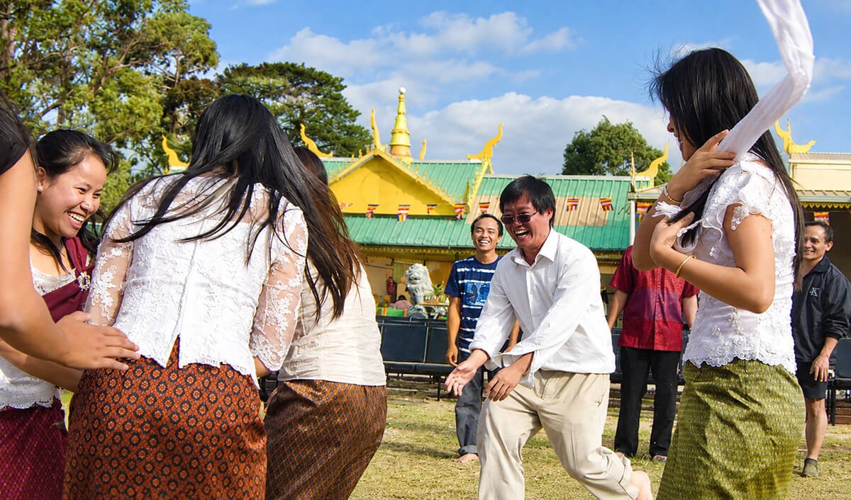 Khmer New Year celebration at Wat Buddharangsi Melbourne